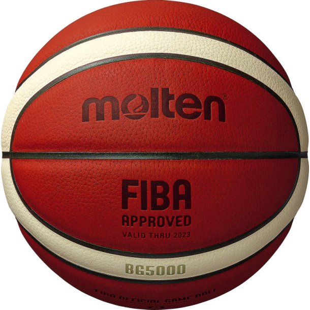 MOLTEN BASKETBALL Model 5000 (GL) Str. 7 OFFICIEL FIBA KAMP BOLD EM, OL, VM 